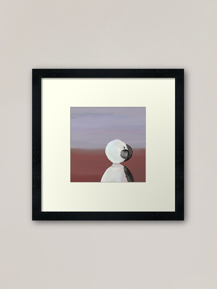 Alternate view of Empty plains Framed Art Print