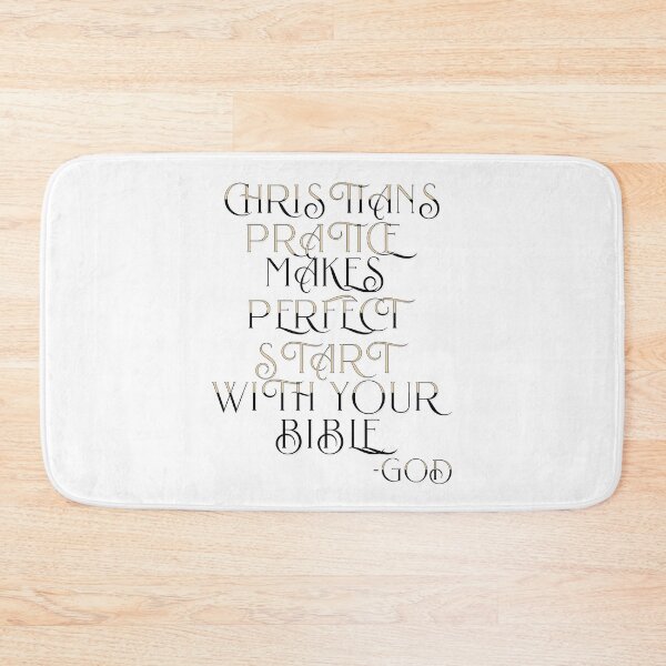 Item preview, Christians Practice Makes Perfect Start With Your Bible designed and sold by S4G Tees.