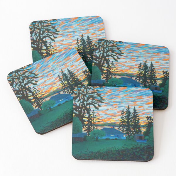 Item preview, Cottage Evening, Bowen Bay designed and sold by MichaelEpp.