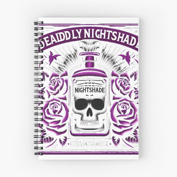 Item preview, Deadly Nightshade Gothic T-Shirt designed and sold by moba--mania.
