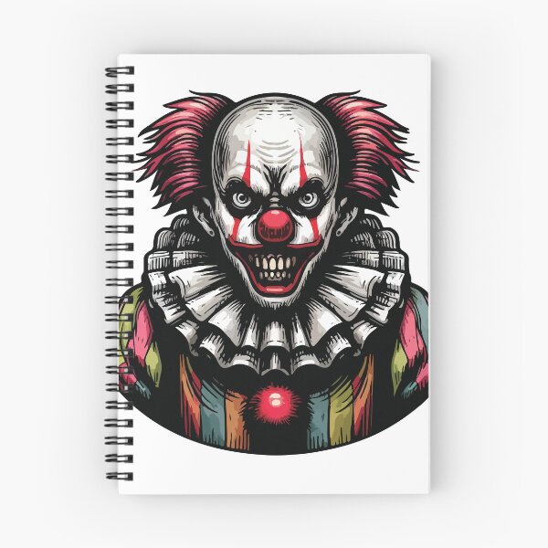Item preview, Terrifying Clown with Sinister Grin designed and sold by DecalBox.