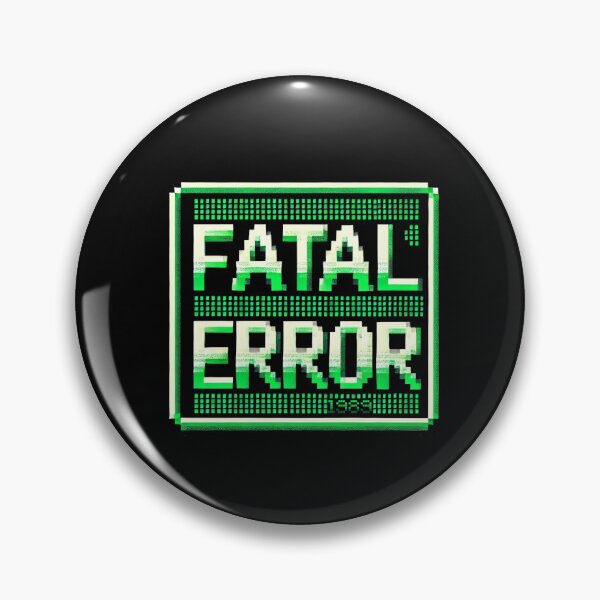 Item preview, Vintage Pixelated Fatal Error Screen designed and sold by ToxiCool.