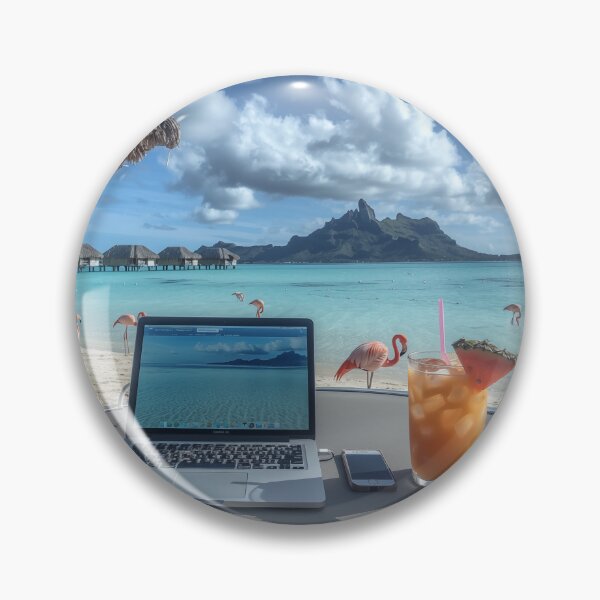Item preview, Beachside Office Vibes designed and sold by aiperfectworld.