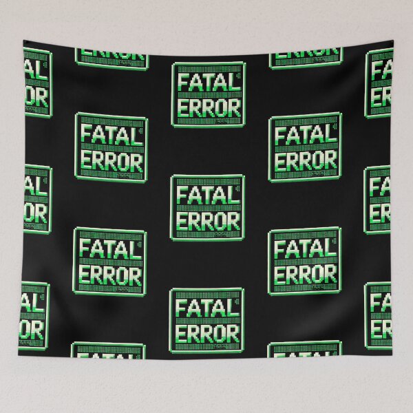 Item preview, Vintage Pixelated Fatal Error Screen designed and sold by ToxiCool.