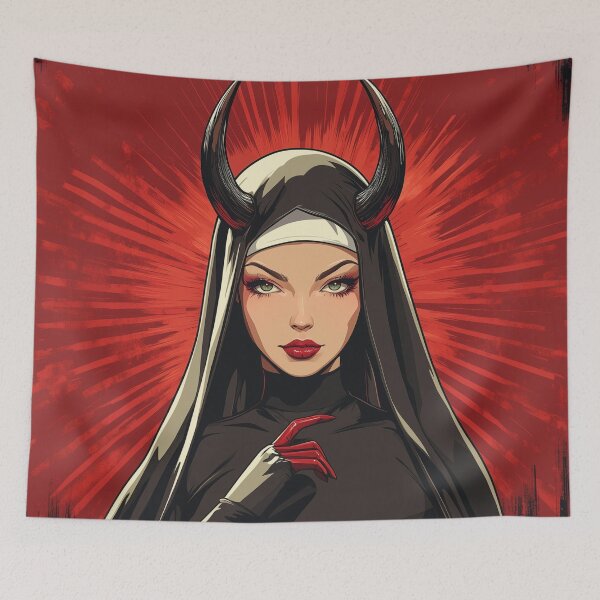 Item preview, Bad Nun designed and sold by CursedbyLilith.