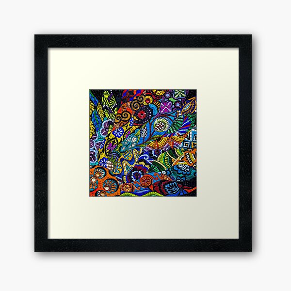 Item preview, Glass mosaic inspired by African textile design designed and sold by JulieEdmundsArt.