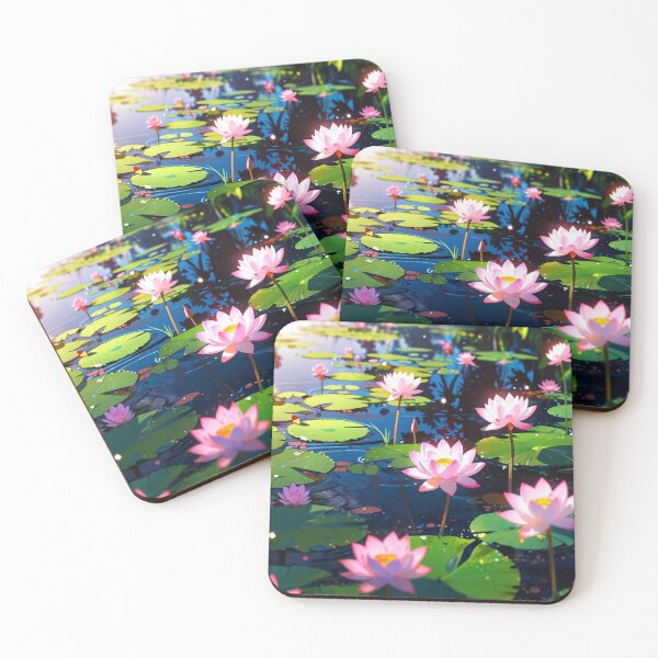 Item preview, Beauty of pink lotuses. designed and sold by PatDoArt.
