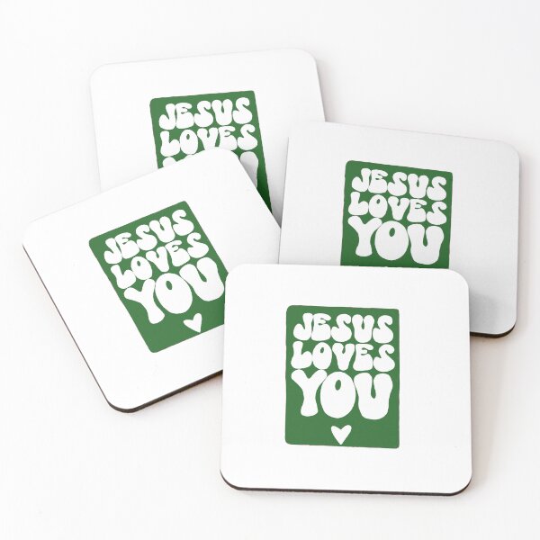 Item preview, Green Jesus Loves You designed and sold by Sophie0854.