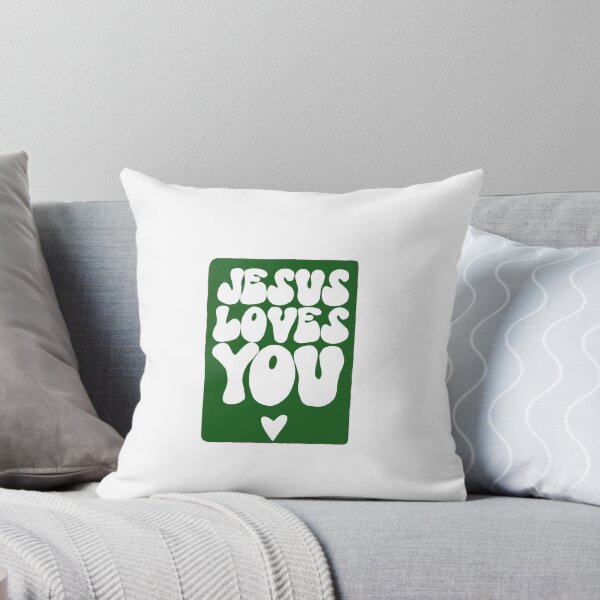 Item preview, Green Jesus Loves You designed and sold by Sophie0854.