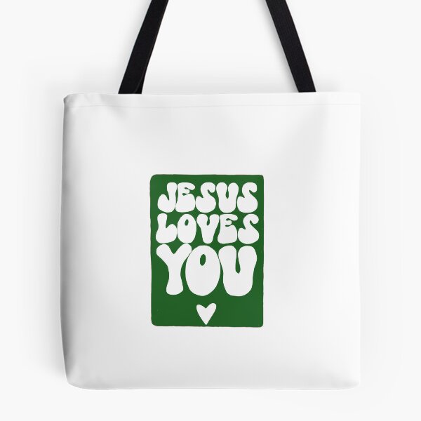 Item preview, Green Jesus Loves You designed and sold by Sophie0854.