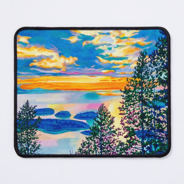 Item preview, Sunset from the Top of Mount Gardner designed and sold by MichaelEpp.