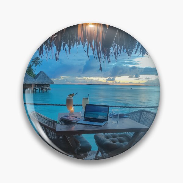 Item preview, Sunset Office Serenity designed and sold by aiperfectworld.