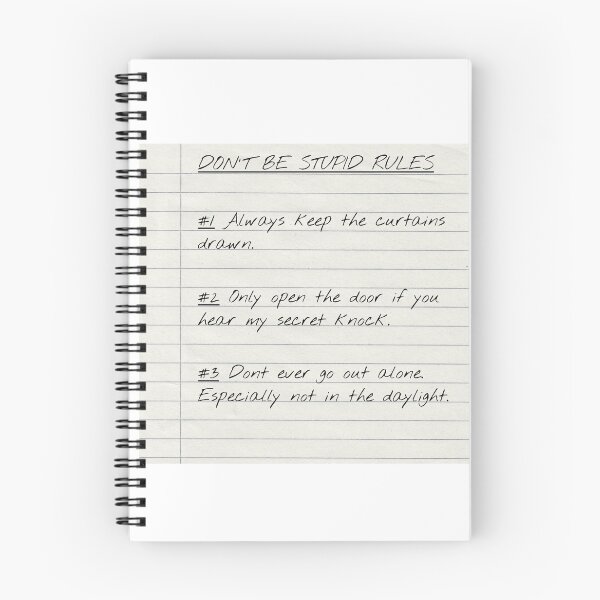 Item preview, Don't Be Stupid Rules designed and sold by RuthandRose.