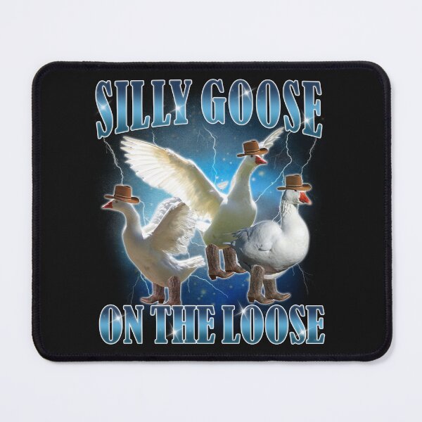 Item preview, Silly Goose On The Loose Funny Goose Meme designed and sold by BelkaMd.