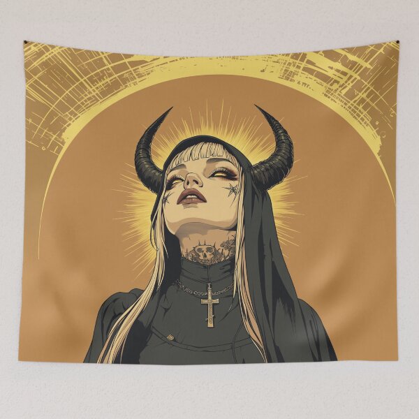 Item preview, Bad Nun designed and sold by CursedbyLilith.