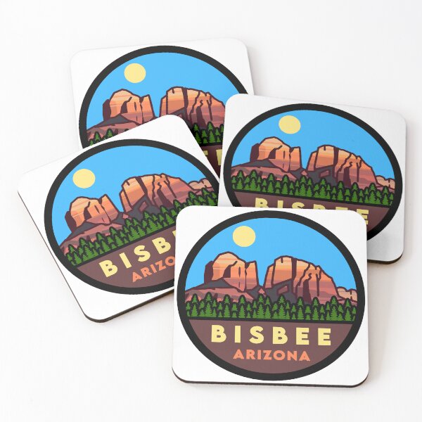 Item preview, Bisbee Arizona Sun Mountain Scene designed and sold by VanyaKar.