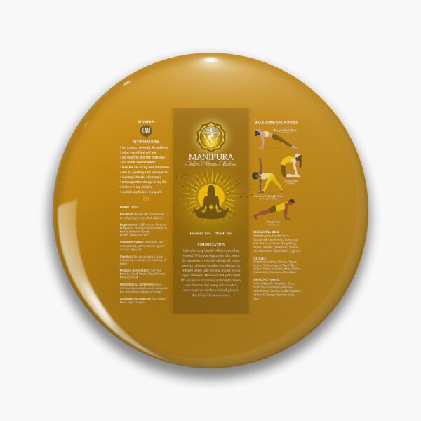 Item preview, Solar Plexus Chakra Balancing Poster Chart - 87 designed and sold by chakraplaza.