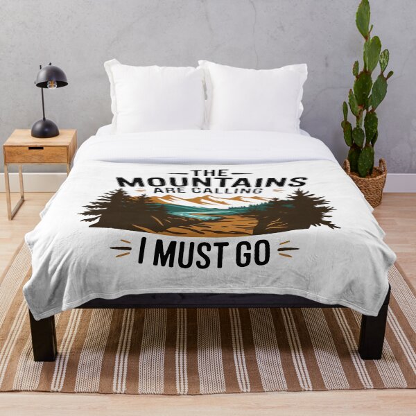 Item preview, The Mountains are Calling. I Must Go. designed and sold by Delemore Art.