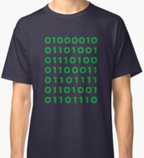 Bitcoin binary Classic T-Shirt