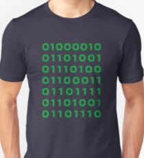 Bitcoin binary Unisex T-Shirt