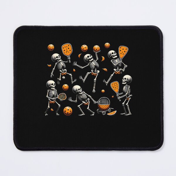 Item preview, Skeletons Playing Pickleball Players Paddles - Xmas Halloween designed and sold by Smix Pixels.