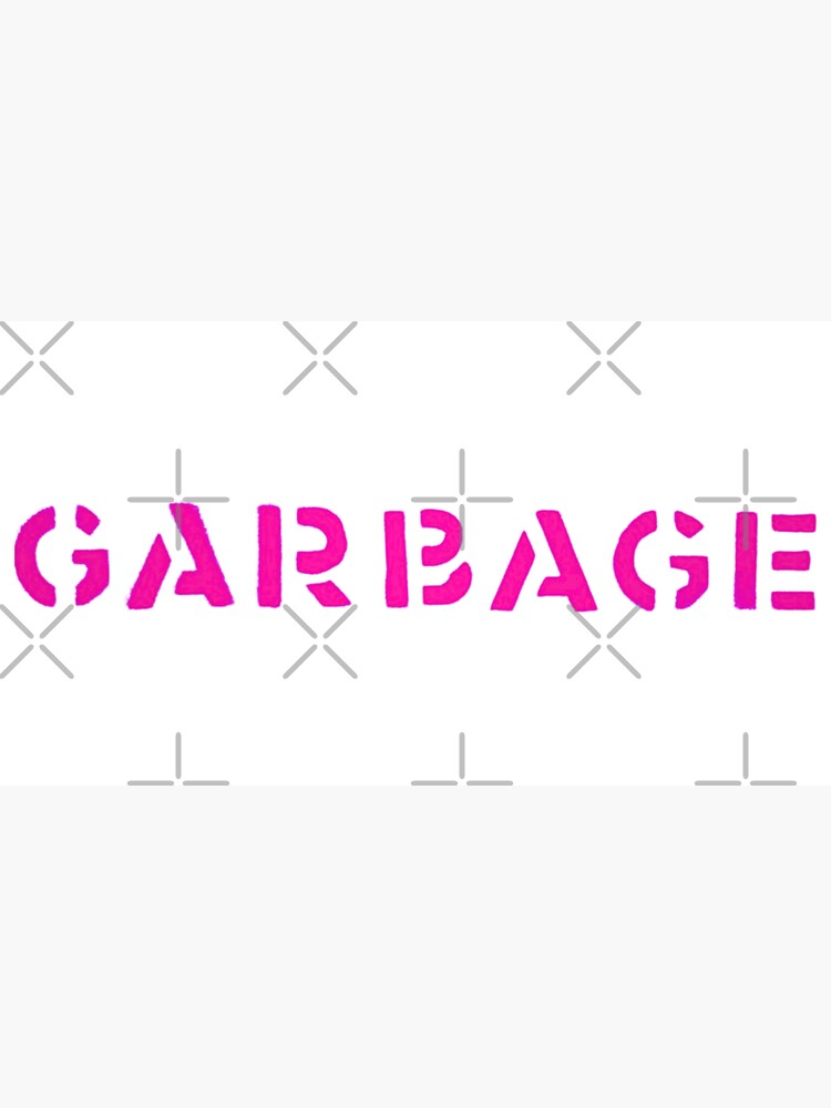Thumbnail 6 of 6, Bucket Hat, GARBAGE Logo Art designed and sold by MetalRockMusic.