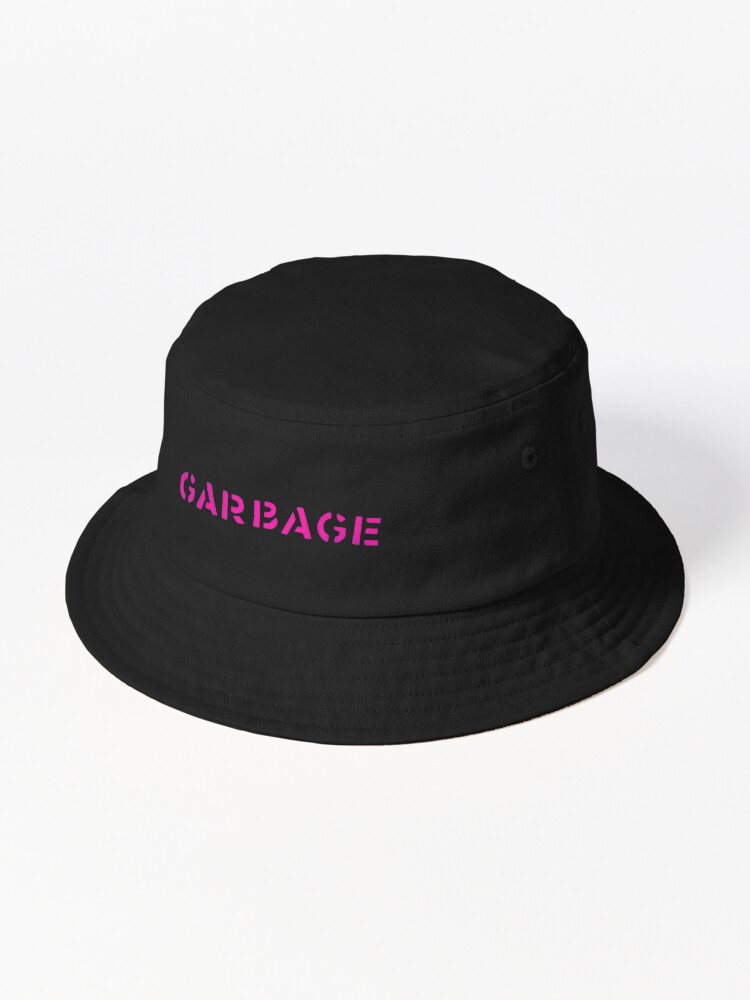 Thumbnail 1 of 6, Bucket Hat, GARBAGE Logo Art designed and sold by MetalRockMusic.