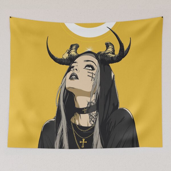 Item preview, Bad Nun designed and sold by CursedbyLilith.