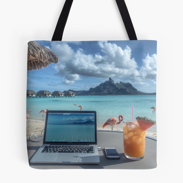 Item preview, Beachside Office Vibes designed and sold by aiperfectworld.