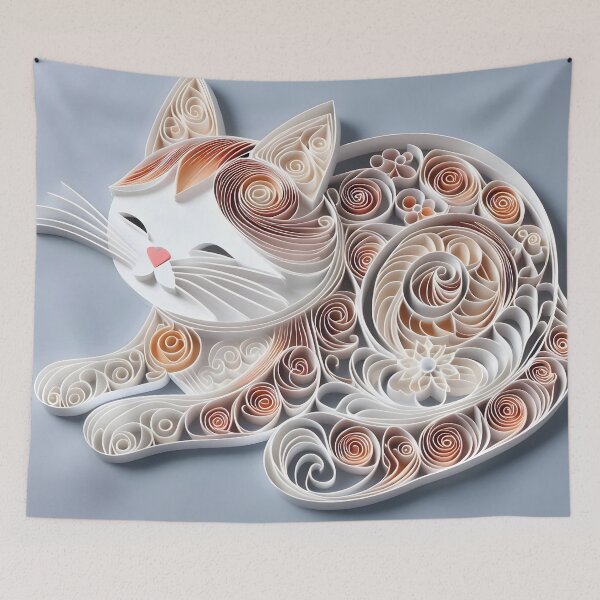 Item preview, Papercraft Blue Cat designed and sold by Catobix.