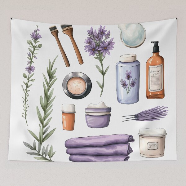 Item preview, Adorable Self-Care Illustrations - Wholesome Wellness and Relaxation Art designed and sold by ArtfullyJua.