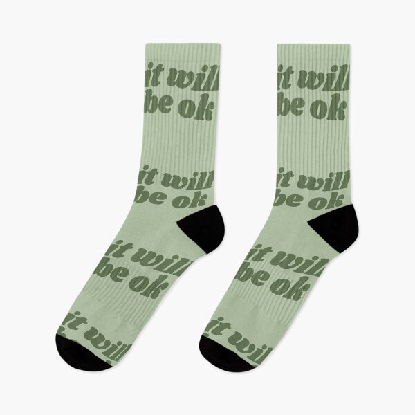 Item preview, It will be ok - green quote designed and sold by Cre8iveCat.