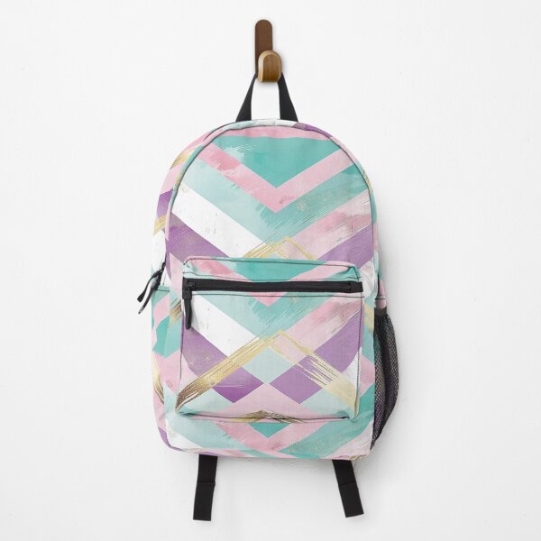 Item preview, Purple, Pink, and Turquoise Color Blocking With Flecks of Gold Aesthetic Design designed and sold by squishmuffin101.