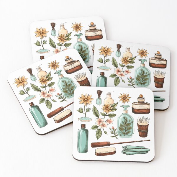 Item preview, Cue Self-Care Illustrations - Wholesome Wellness and Relaxation Art designed and sold by ArtfullyJua.