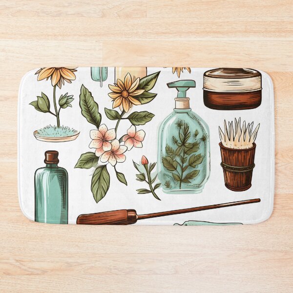 Item preview, Cue Self-Care Illustrations - Wholesome Wellness and Relaxation Art designed and sold by ArtfullyJua.