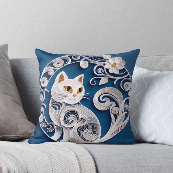 Aperçu de l'œuvre Chat de la marine en papier créée et vendue par Catobix.