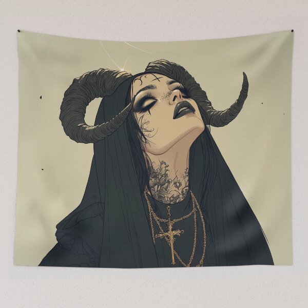 Item preview, Bad Nun designed and sold by CursedbyLilith.