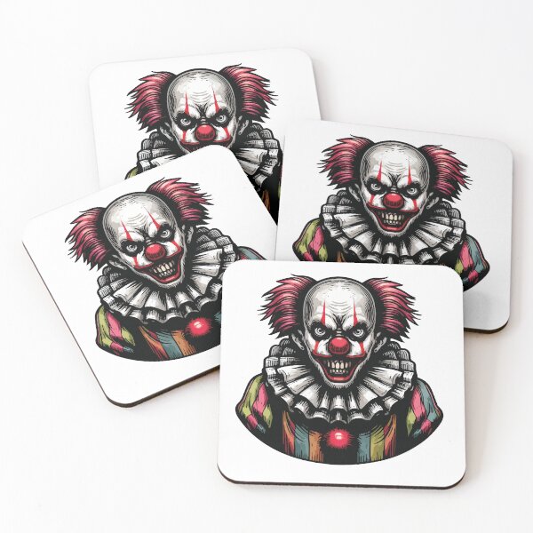 Item preview, Terrifying Clown with Sinister Grin designed and sold by DecalBox.