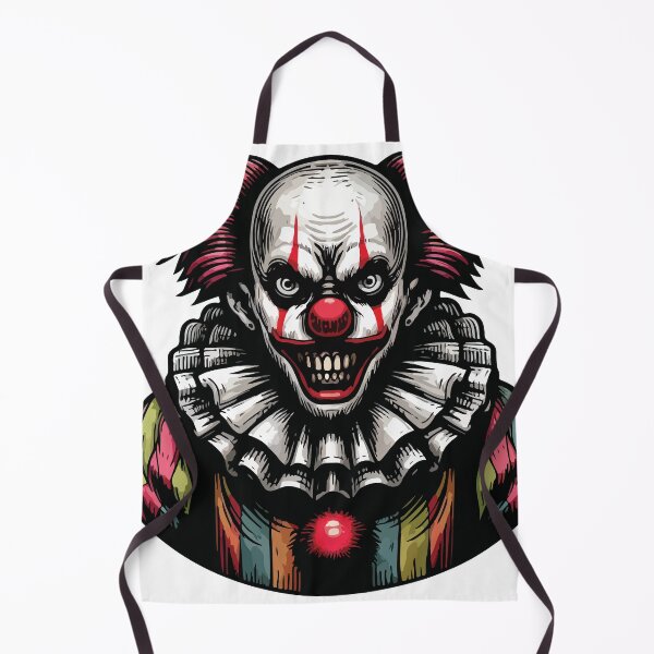 Item preview, Terrifying Clown with Sinister Grin designed and sold by DecalBox.