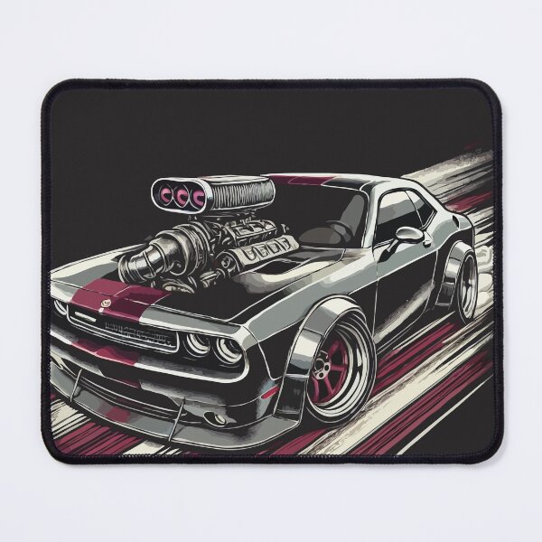 Item preview, Turbocharged Muscle Car Graphic T-Shirt for Gearheads designed and sold by CAR LIFESTYLE MAG.