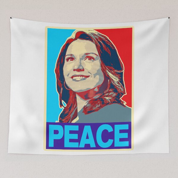 Item preview, Tulsi Supporters ‘Peace’ Campaign  designed and sold by Mr-Right-On.