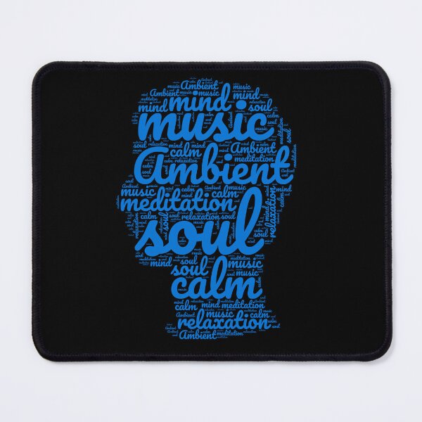 Item preview, Ambient music shapecloud designed and sold by Ambient Mind Design.