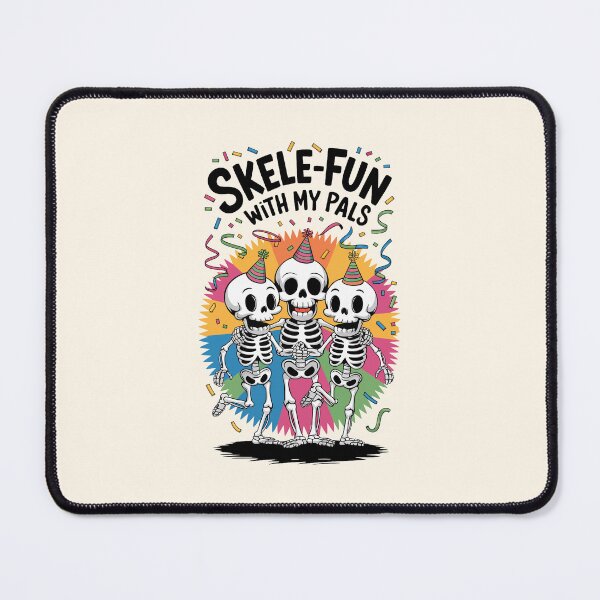 Item preview, Skele-Fun Skeletons Dancing Halloween Tee designed and sold by MolonasDesigns.