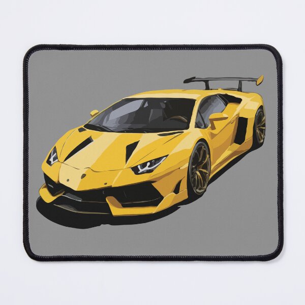 Item preview, Yellow Italian car Graphic Tee with White Background - Stylish Sports Car Design designed and sold by CAR LIFESTYLE MAG.
