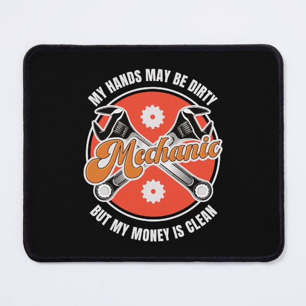 Item preview, Hands Dirty, But Money Is Clean Vintage Mechanic designed and sold by thecatcouch.