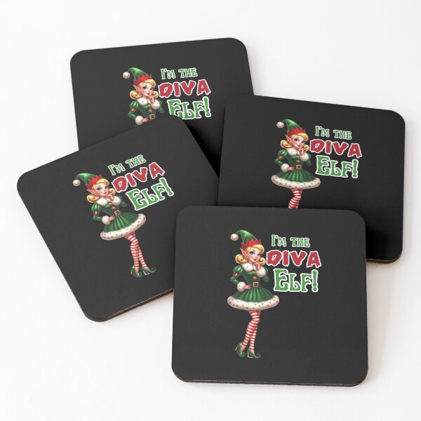 Item preview, DIVA - BFF GIFTS What Elf Type Are You? Funny Christmas Elf Types | DIVA ELF designed and sold by Heritage Hive Studio.