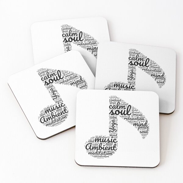 Item preview, Ambient music shapecloud designed and sold by Ambient Mind Design.