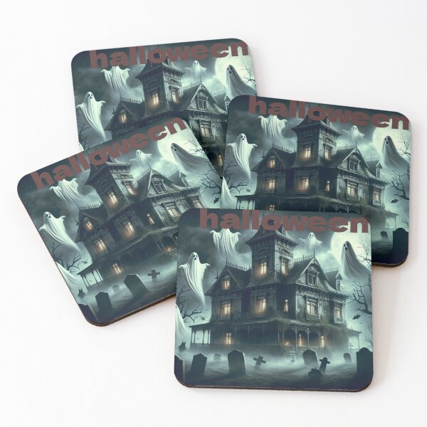 Item preview, HauntedHouse, FullMoon, EerieVibes, HalloweenArt designed and sold by majidi1.