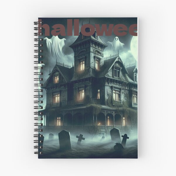 Item preview,  HauntedHouse, FullMoon, EerieVibes, HalloweenArt designed and sold by majidi1.