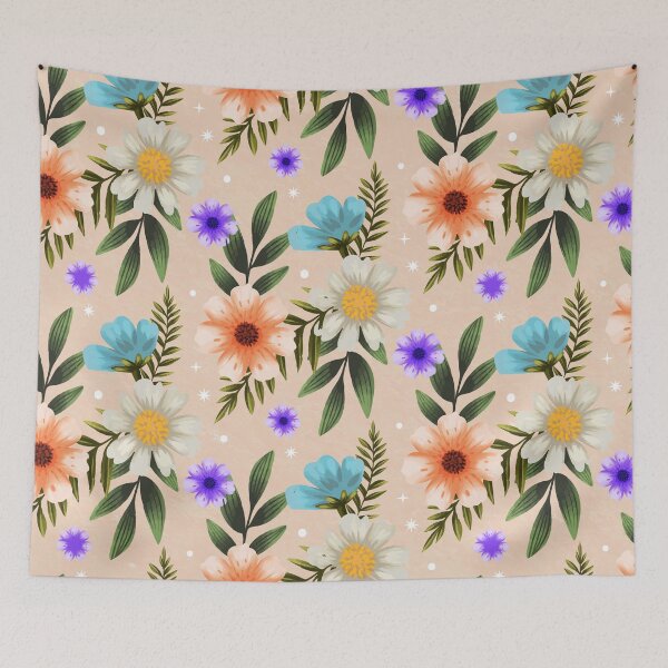 Item preview, Pretty Flowers Seamless Pattern designed and sold by yagniikd-.